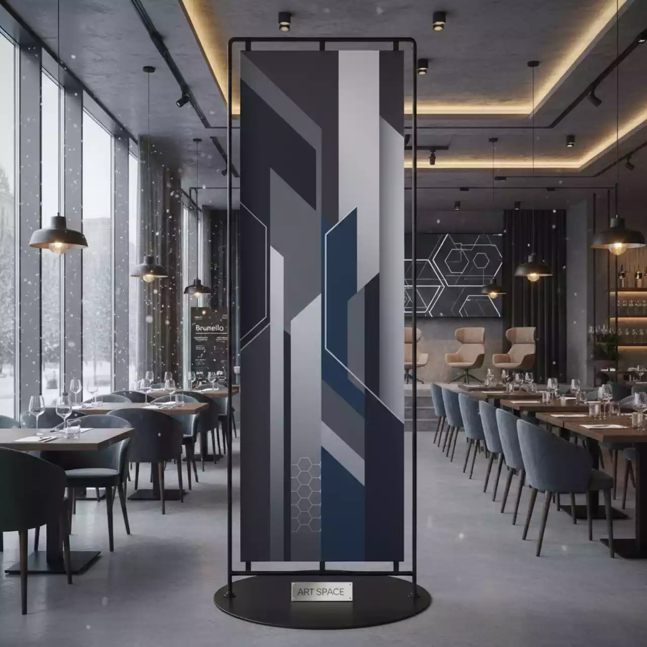 Аренда Блэйд 4,8 м в ресторане «Brunello» — ART SPACE