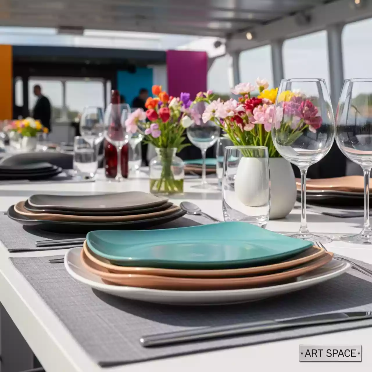 Аренда Блюдо прямоугольное фигурное Regina 310х210 мм на теплоходе «Дагомыс» — ART SPACE