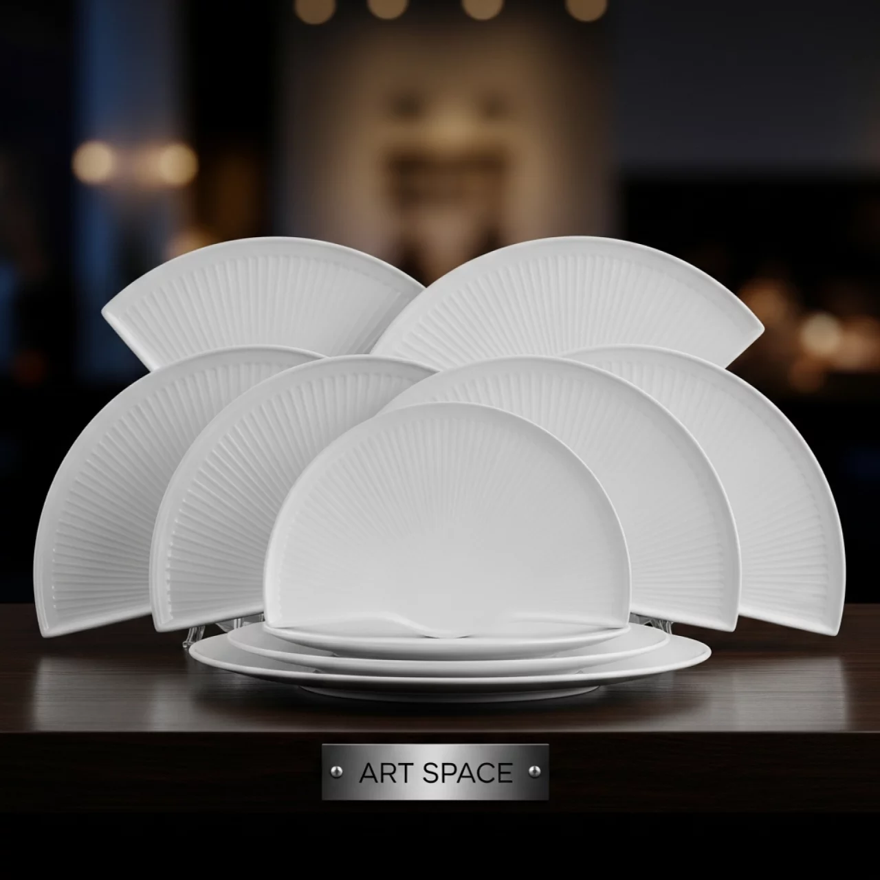 Аренда Блюдо веер Arcoroc 27х20 см в Novotel Resort — ART SPACE