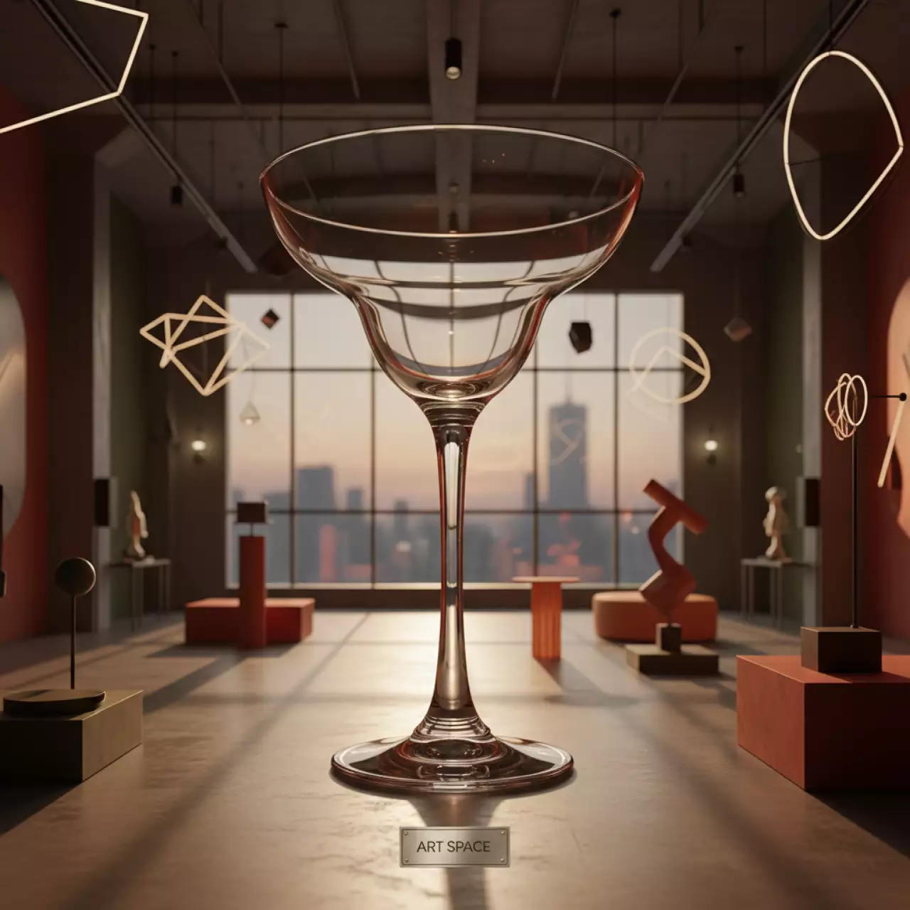 Аренда Бокал фуршетный маргарита 40 л в ледовом дворце «Большой» — ART SPACE