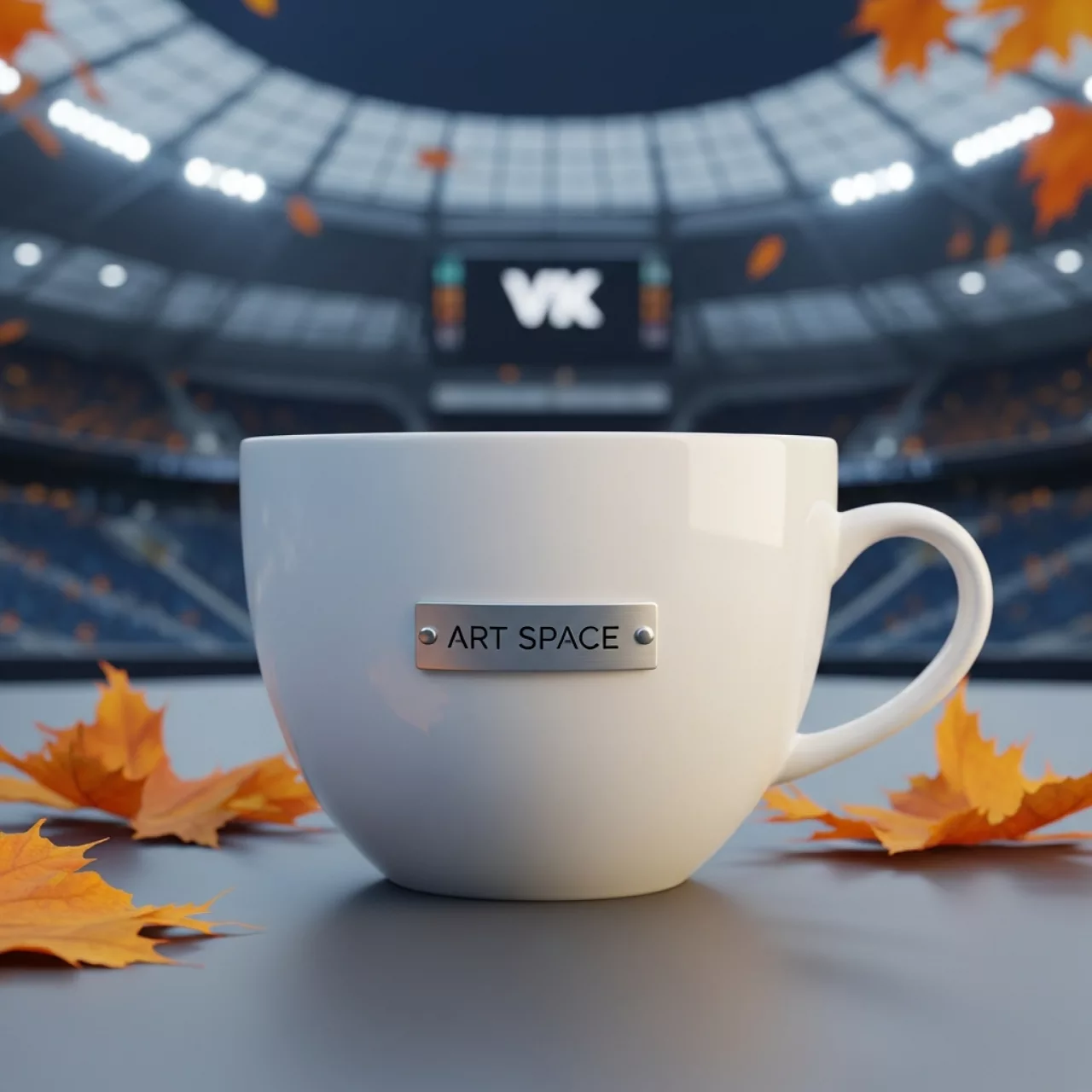 Аренда Чашка чайная Симплисити Вайт в VK Stadium Sirius