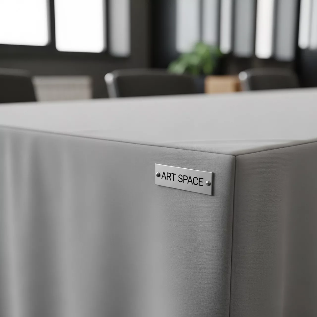 Аренда Чехол стрейч на стол светло серый 180х80 на площадке Rosa Peak (2320м) — ART SPACE