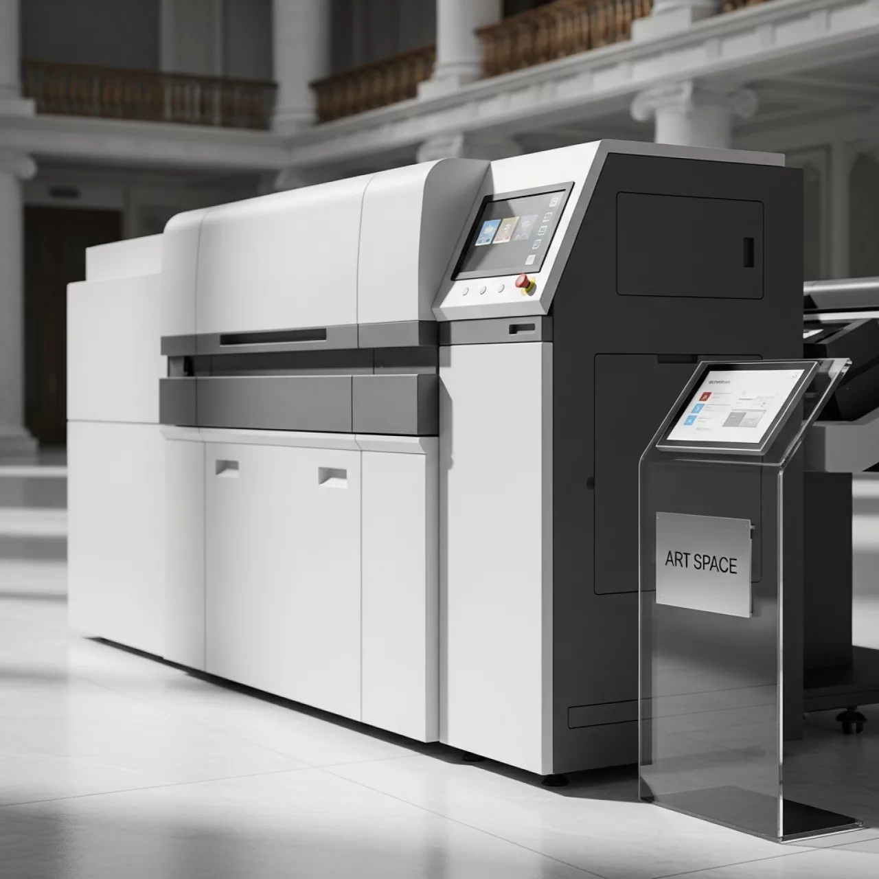 Аренда цифровой печатной машины Canon VarioPrint iX 3200 в ледовом дворце «Большой» — ART SPACE