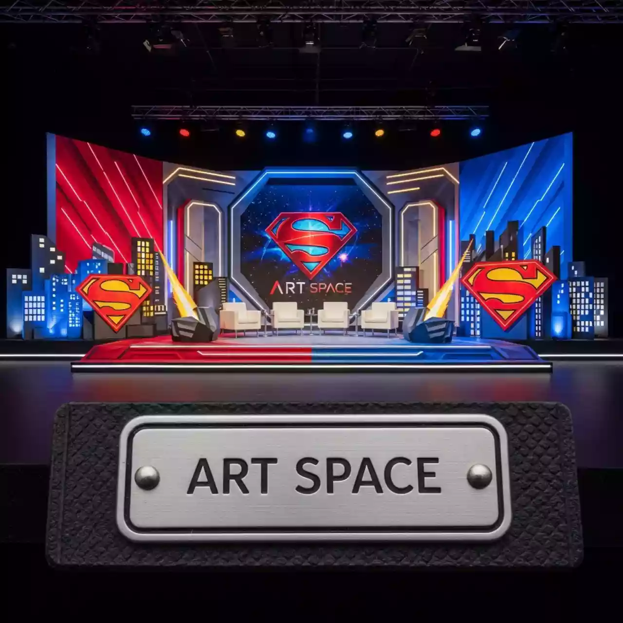 Аренда Декор на праздник в стиле супергерои в Grand Karat Sochi — ART SPACE