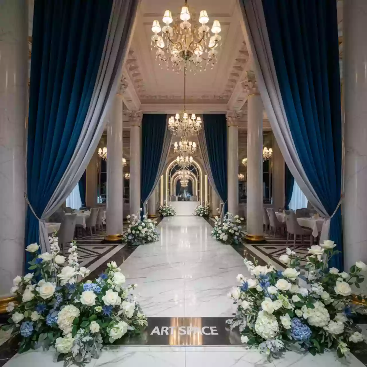 Аренда Декор тематический в ресторане «Магадан» для показа мод — ART SPACE