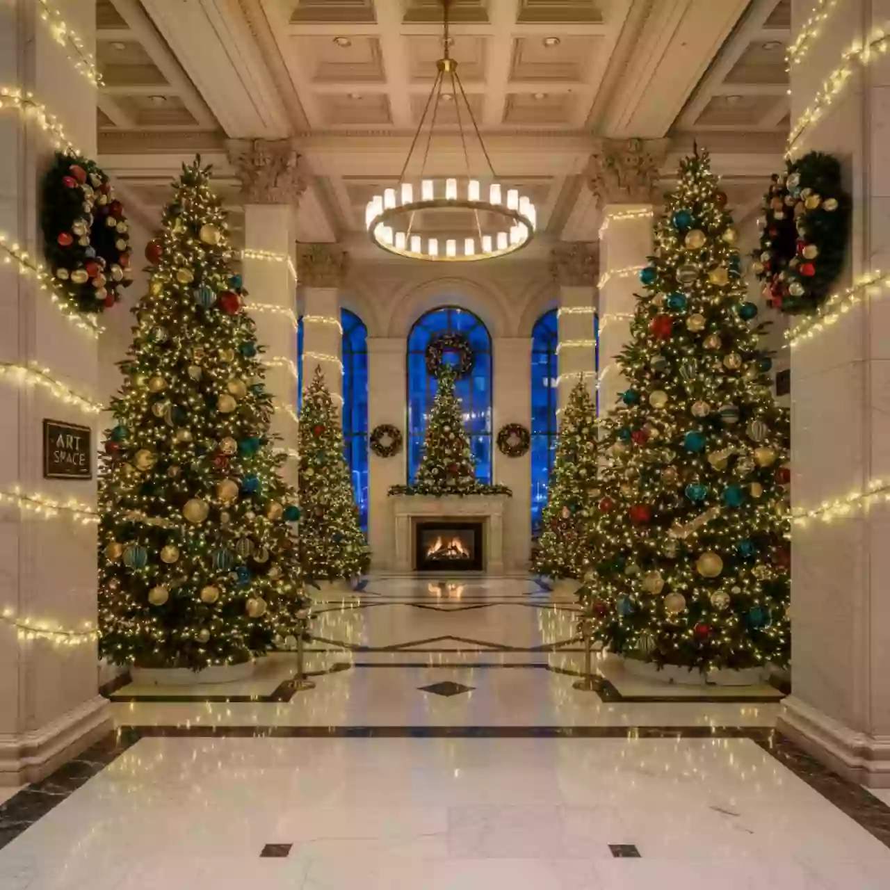 Аренда Декорации новогодние в отеле Hyatt Regency Sochi — ART SPACE