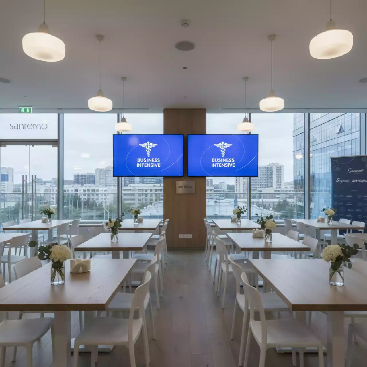 Аренда День медицинского работника в БКЗ Октябрьский в ресторане «Sanremo» — ART SPACE