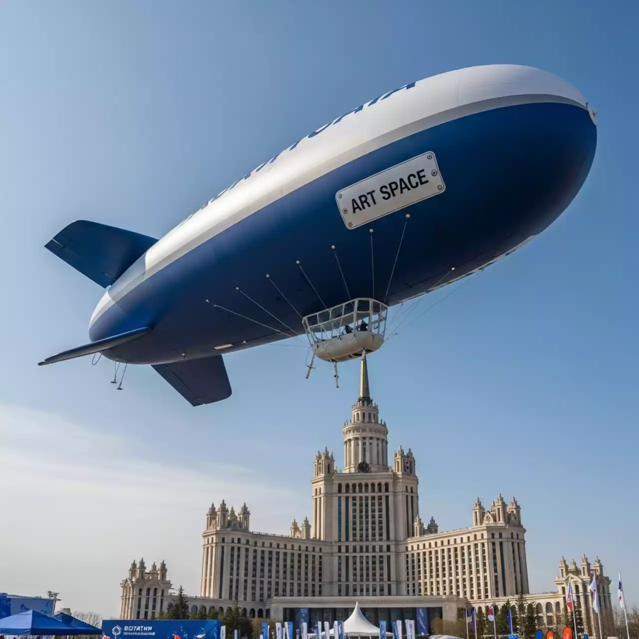 Аренда Дирижабли рекламные в отеле «Богатырь» — ART SPACE