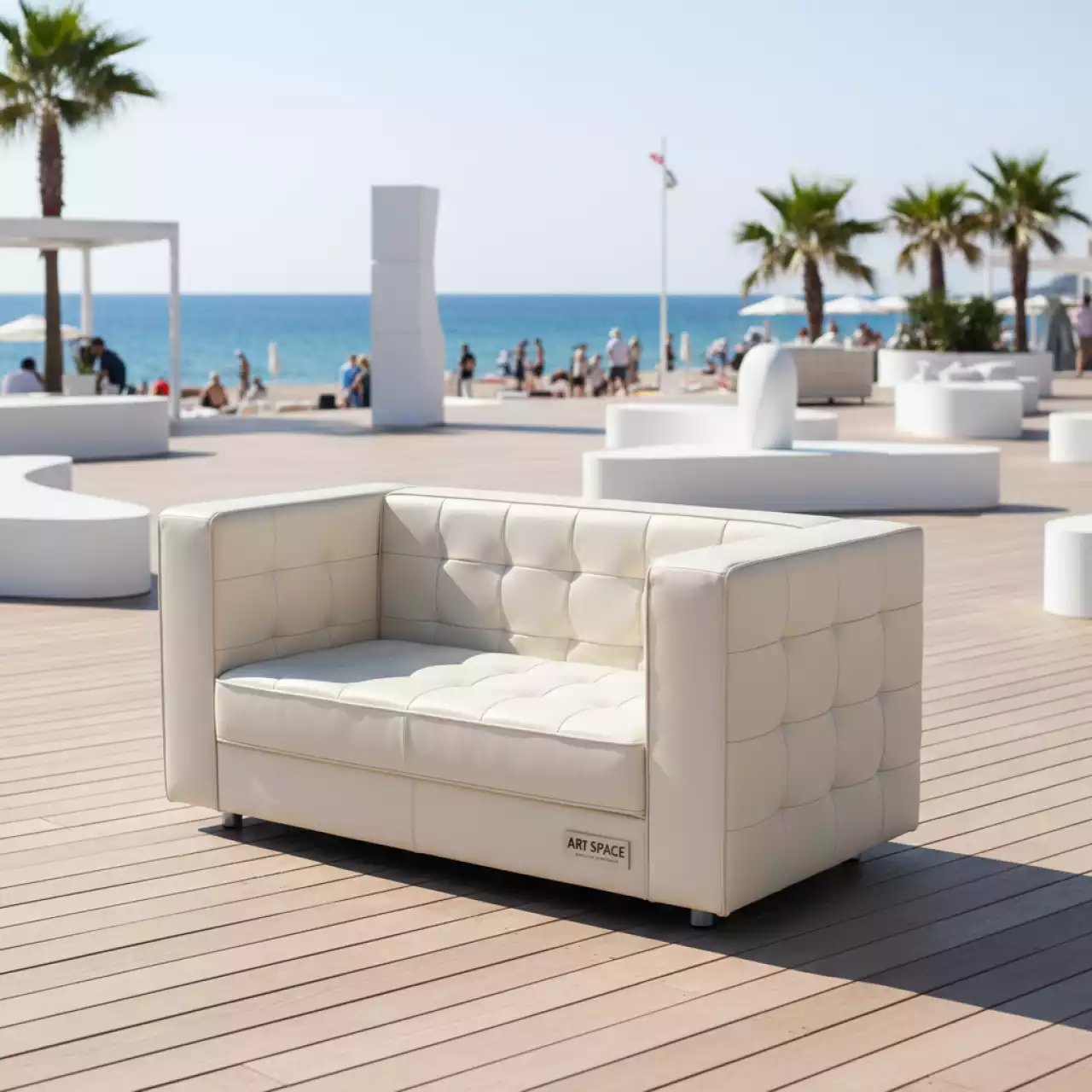 Аренда Диван Кубус в пляжном клубе Del Mar