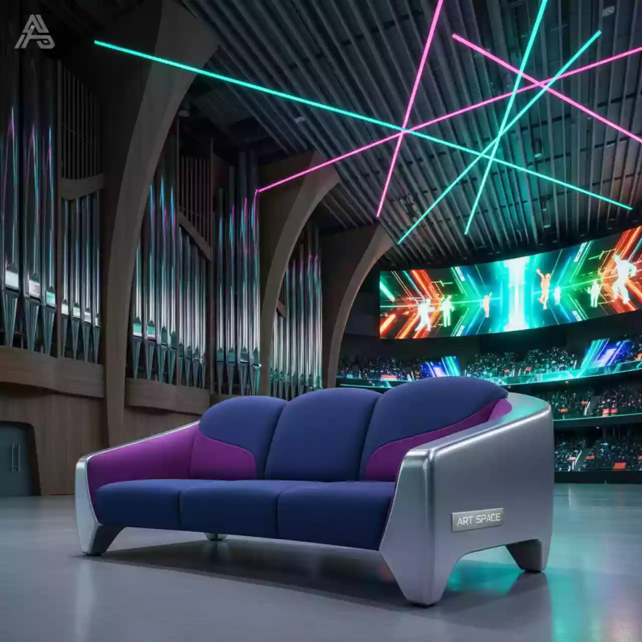 Аренда Диванов трехместных в Зале органной и камерной музыки — ART SPACE