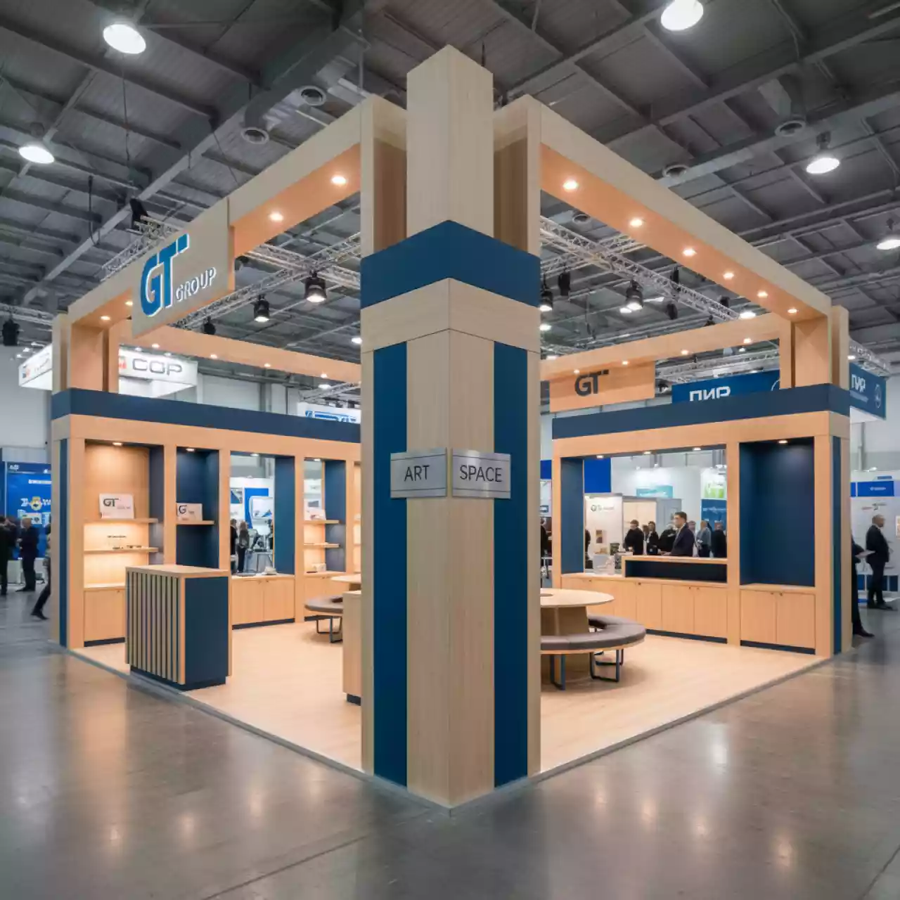Аренда Дизайн проект стенда GT Group в Imeretinskiy Hotel — ART SPACE