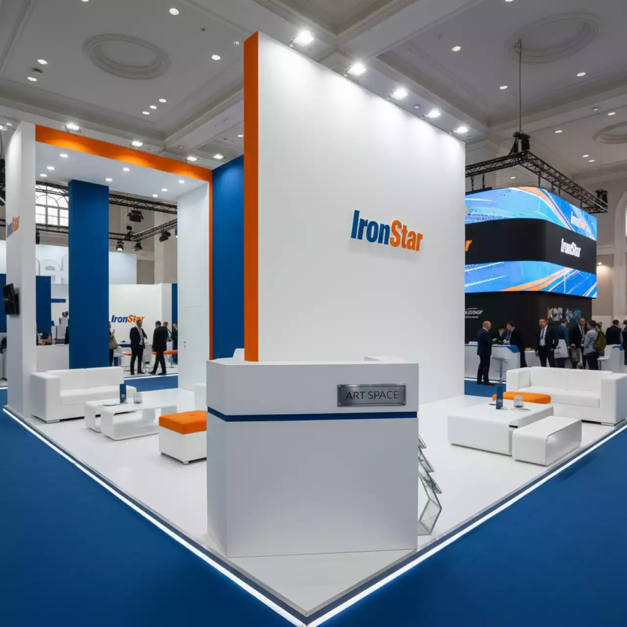 Аренда Дизайн проект стенда Vedexx в банкетном зале «Дельфин» — ART SPACE