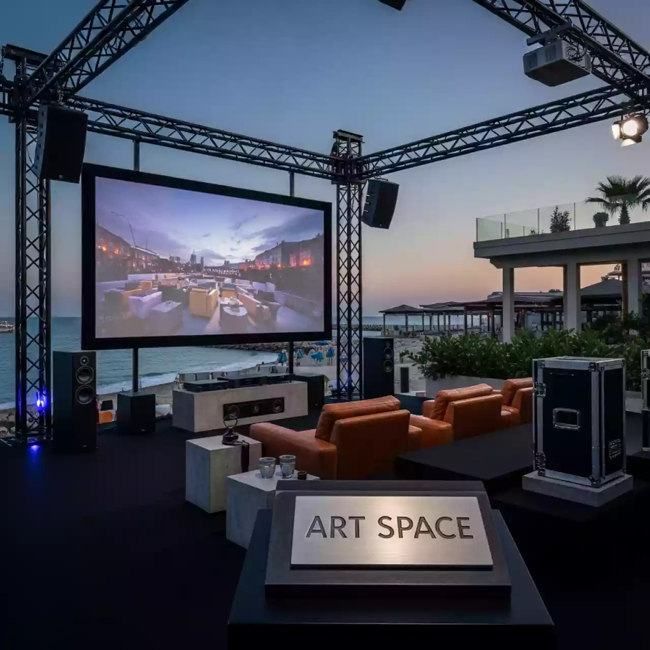 Аренда Домашние кинотеатры и кинозалы на пляже «Мандарин» — ART SPACE