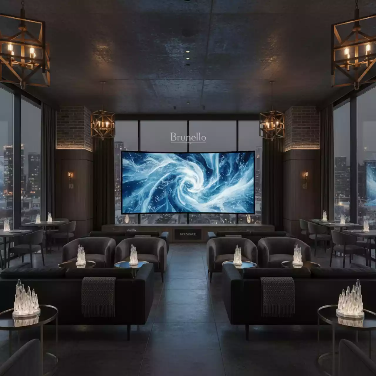 Аренда Домашние кинотеатры кинозалы в ресторане «Brunello» — ART SPACE