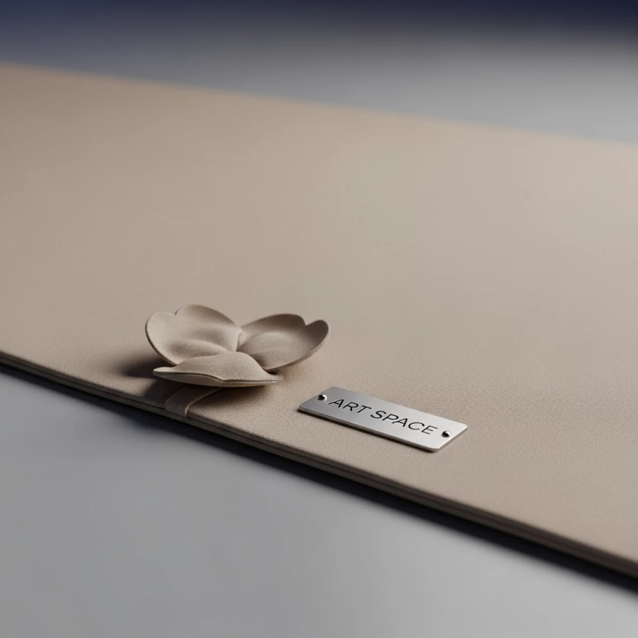 Аренда Дорожка бежевый габардин бархатный лепесток в Керлинговом центре «Ледяной куб» — ART SPACE