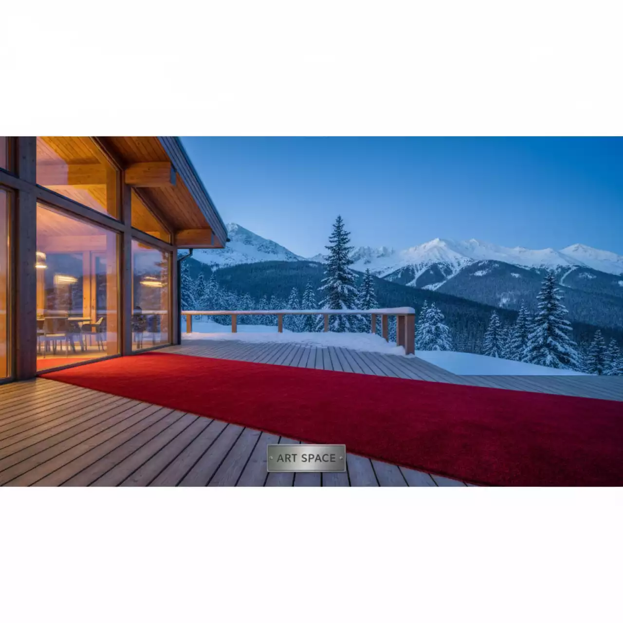 Аренда Дорожка ковровая красная 20 м² на курорте «Газпром» (Альпика) — ART SPACE