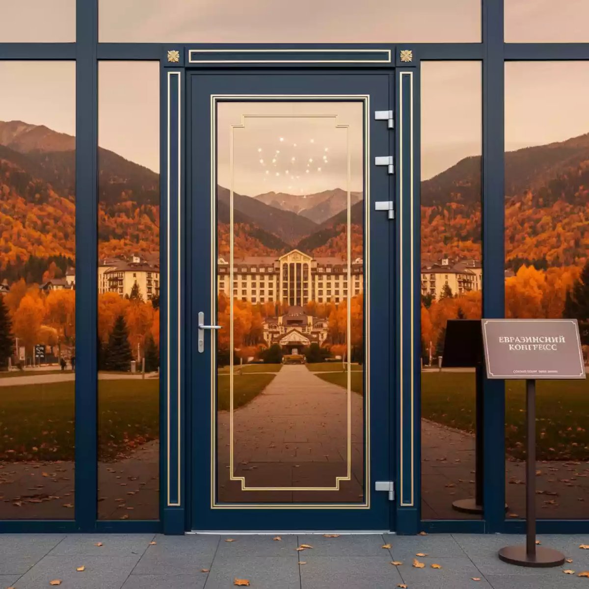 Аренда Двери одностворчатые для шатра в Golden Tulip Rosa Khutor