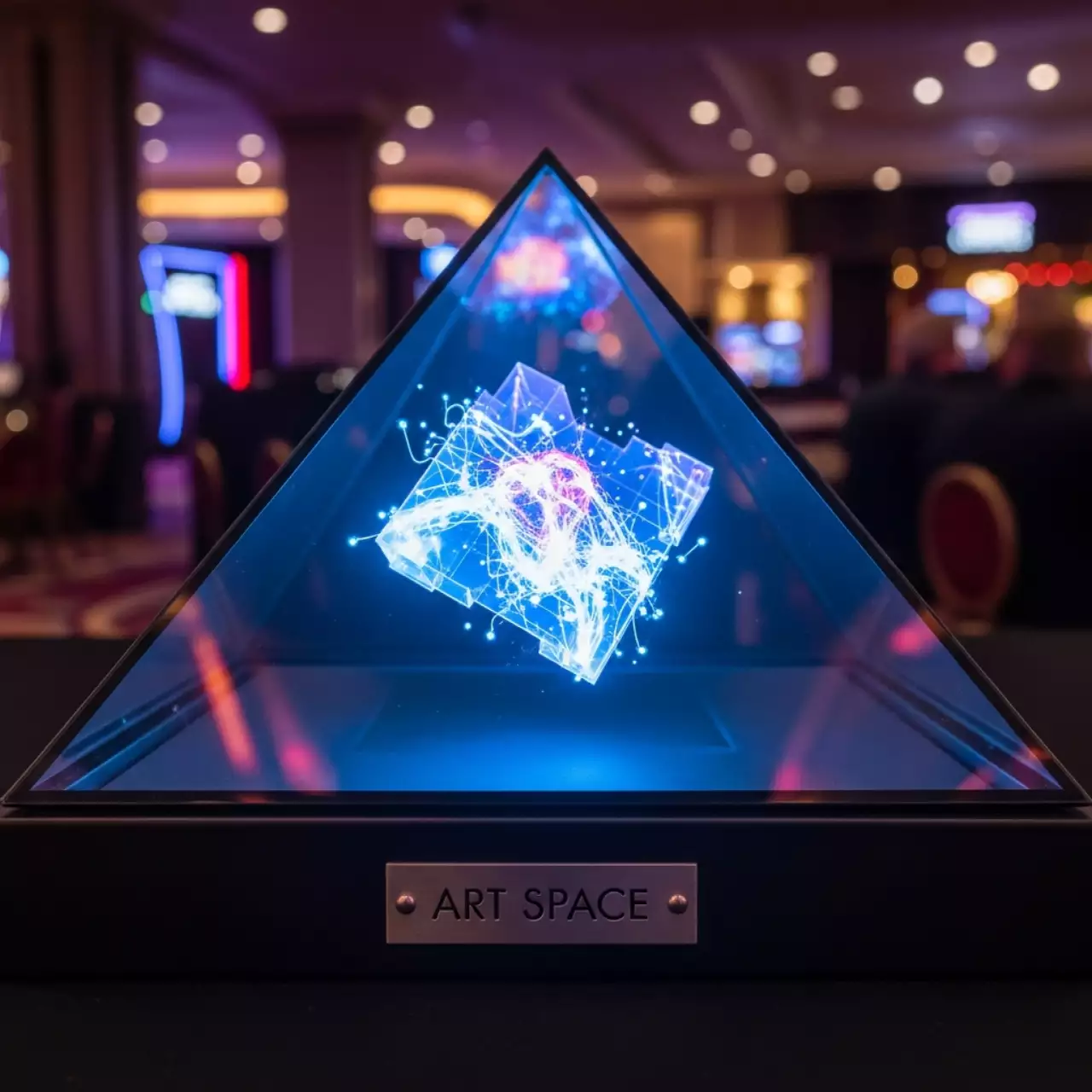 Аренда Экран витрина голографическая в казино «Сочи» — ART SPACE