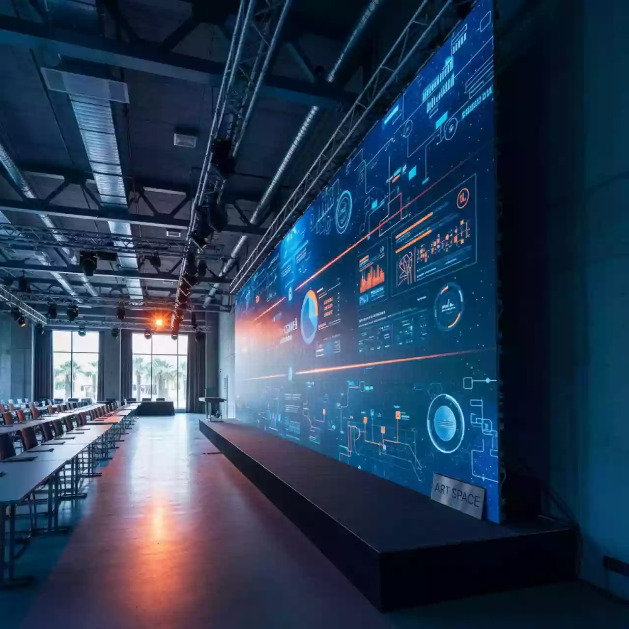 Аренда Экраны светодиодные для актового зала в Courtyard by Marriott Sochi — ART SPACE