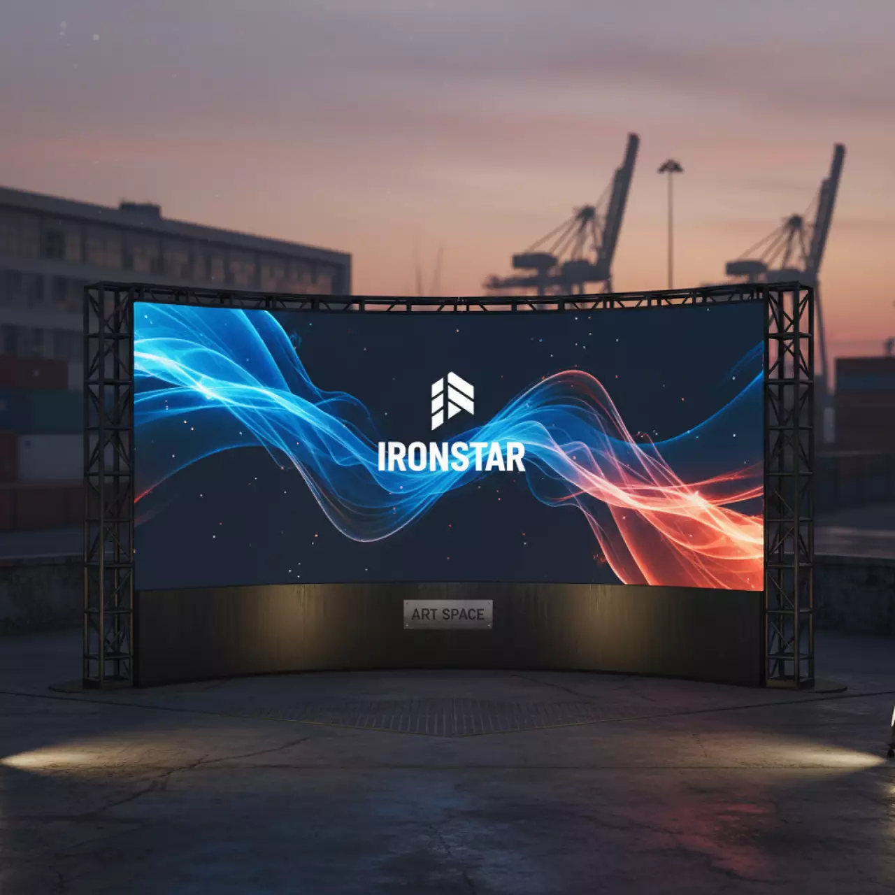 Аренда Экраны светодиодные и сетки Морпорт Сочи — ART SPACE