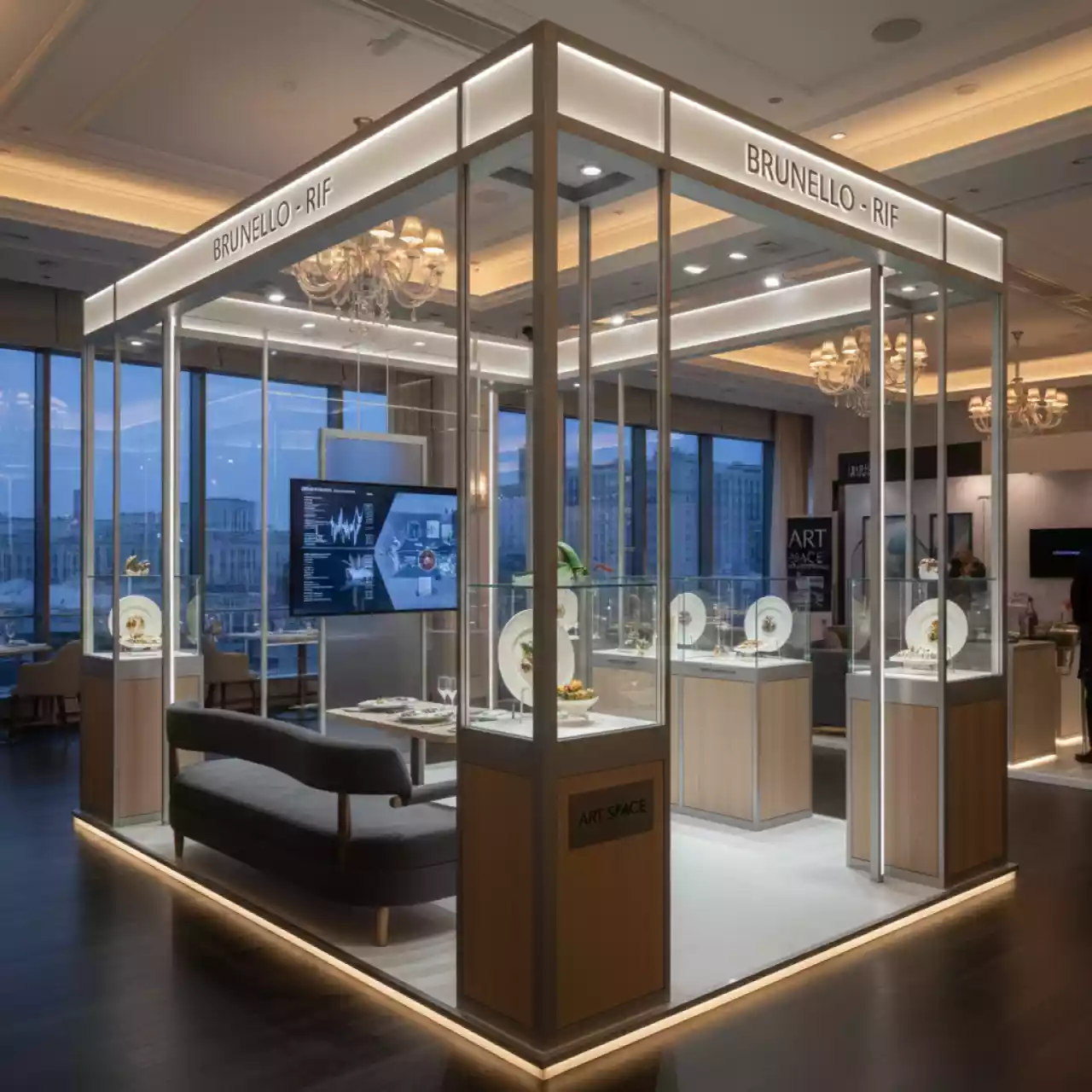 Аренда Экспокамеры в ресторане «Brunello» — ART SPACE