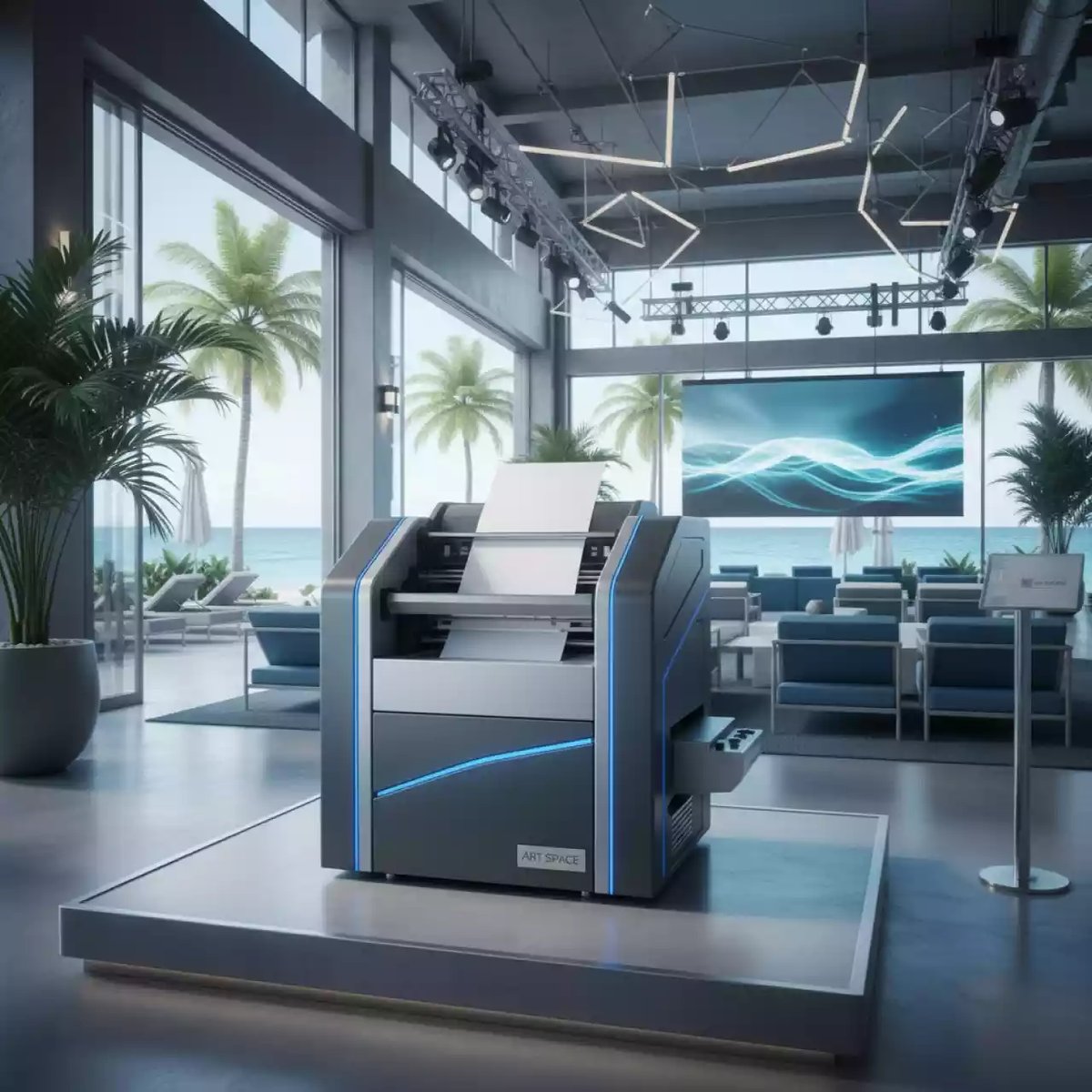 Аренда Фальцовщик Welltec SecureFold 4150s в пляжном клубе Del Mar — ART SPACE