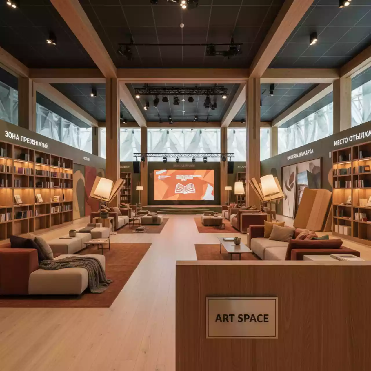 Аренда Фестиваль книжный 2021 Ледовый дворец «Айсберг» — ART SPACE