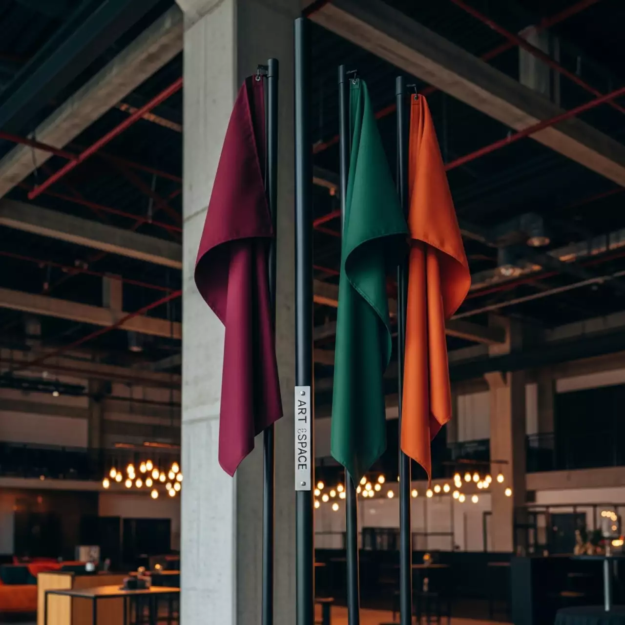 Аренда Флаги и флагштоки в Керлинговом центре «Ледяной куб» — ART SPACE