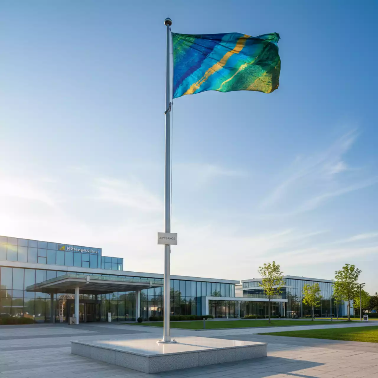 Аренда Флагшток Почёт 10 м в Mövenpick Hotel — ART SPACE