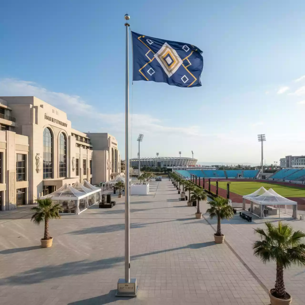 Аренда Флагшток Престиж 9 м в Imeretinskiy Hotel — ART SPACE