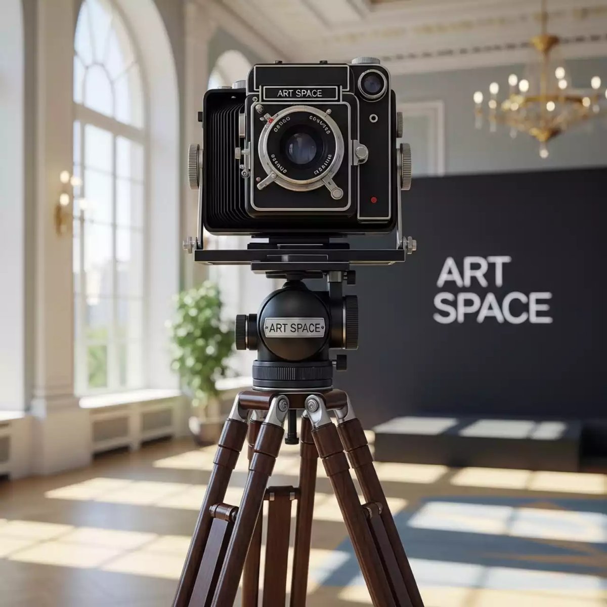 Аренда Фотоаппарат антикварный на штативе в санатории «Заполярье» — ART SPACE
