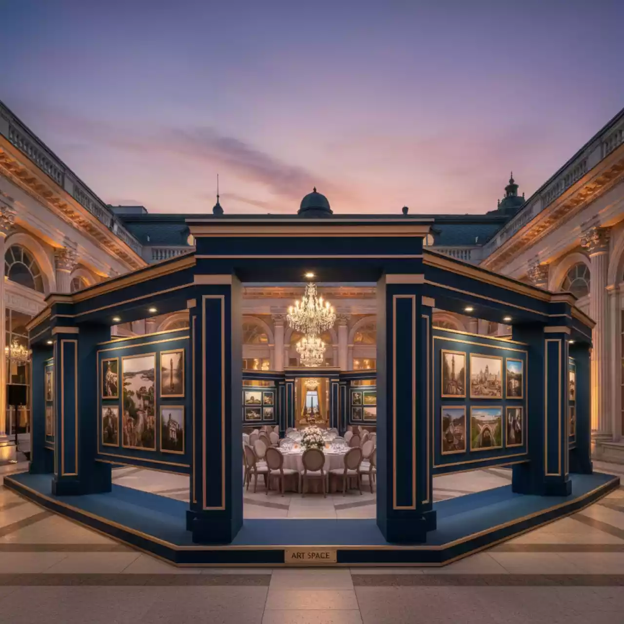 Аренда Фотовыставка уличная для Центрального банка РФ в Mövenpick Hotel — ART SPACE