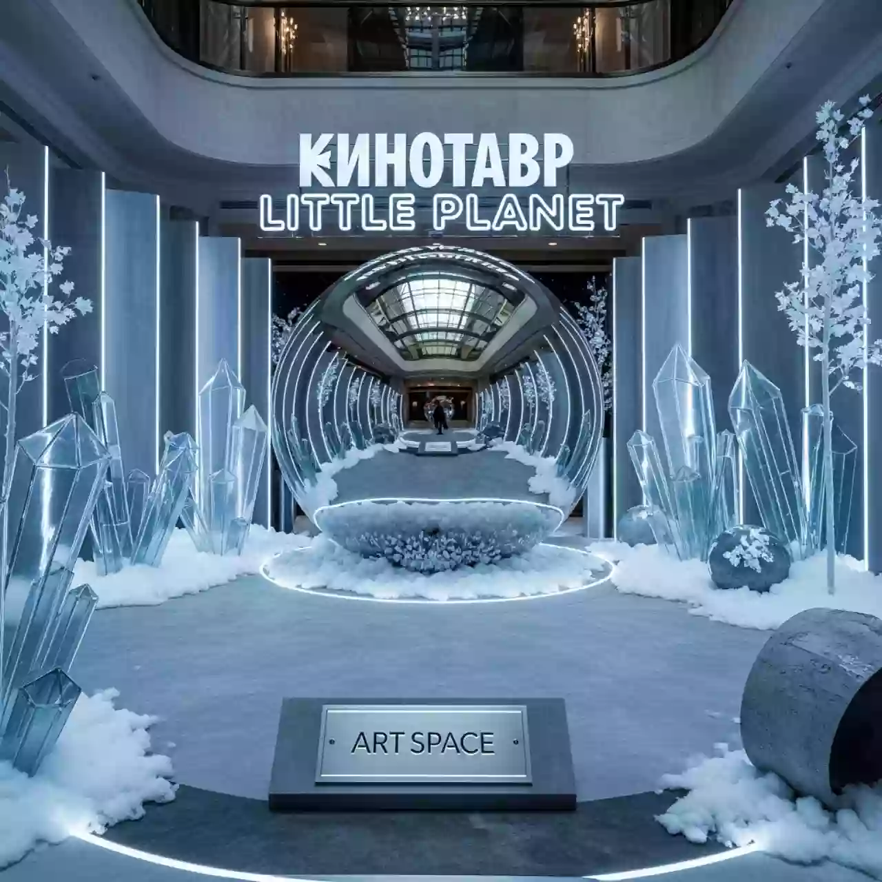 Аренда Фотозона новогодняя Маленькая планета в Stella di Mosca — ART SPACE