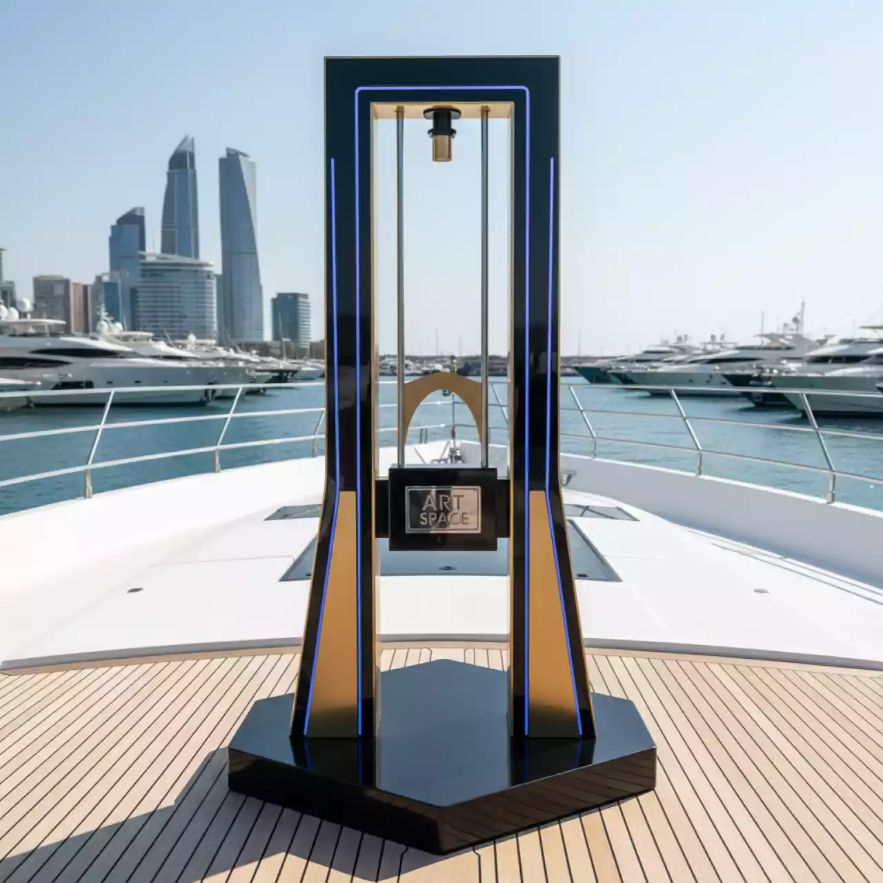 Аренда Фотозона "Под плахой" на VIP-яхте (Имеретинский порт) — ART SPACE