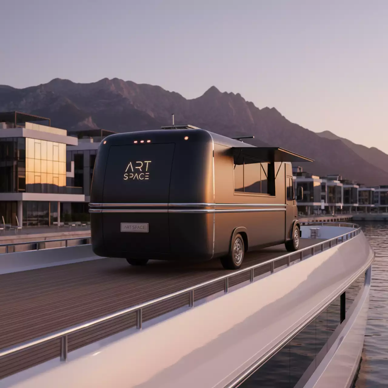 Аренда Фудтраки на VIP-яхте (Имеретинский порт) — ART SPACE