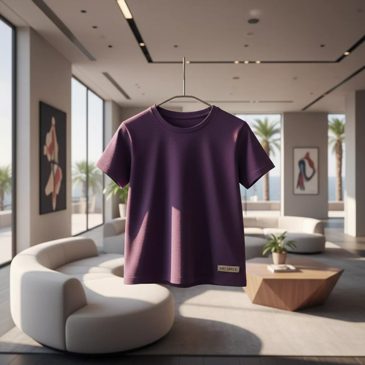 Аренда Футболка детская под логотип REGENT KIDS 150 фиолетовая рост 118 128 см в City Park Hotel Sochi — ART SPACE