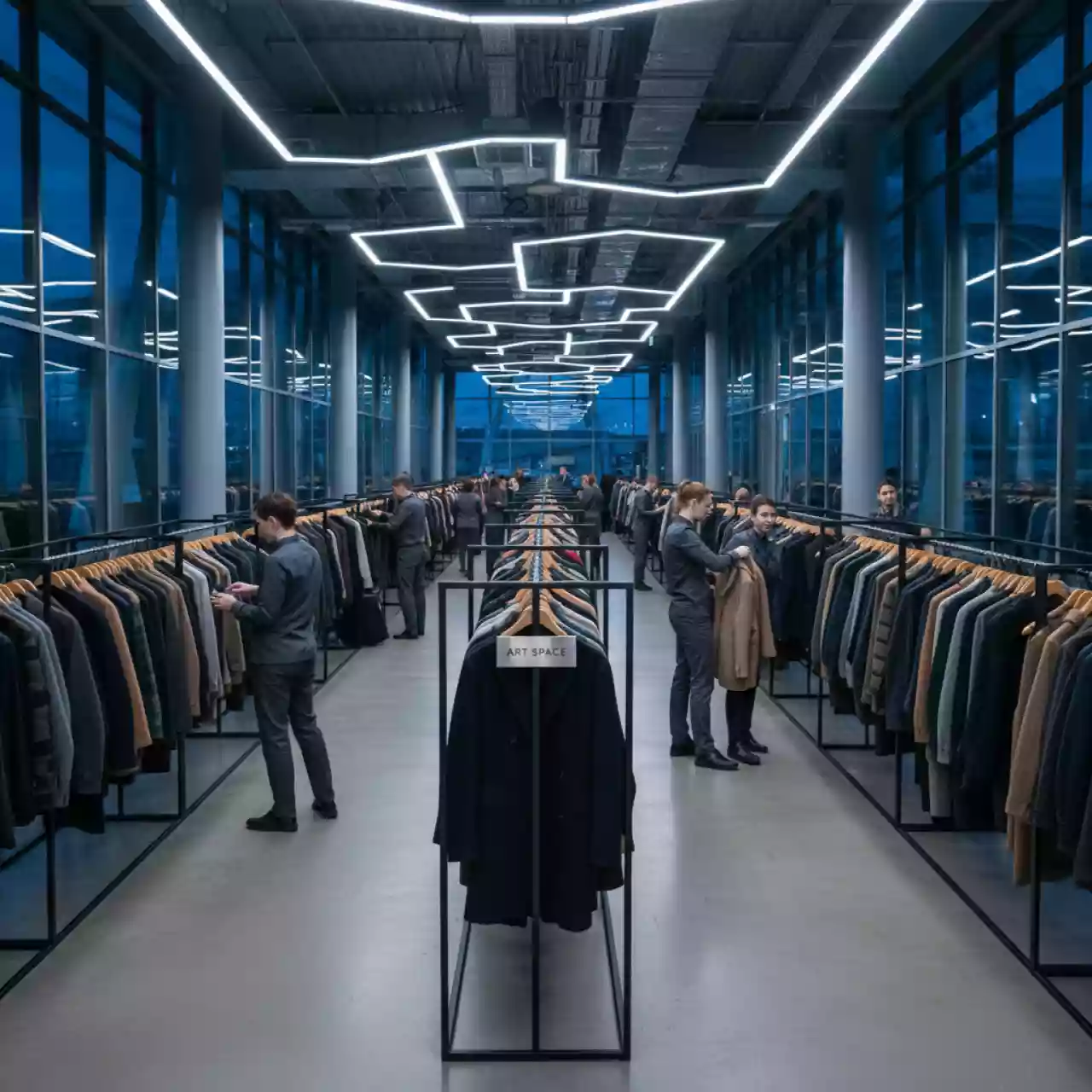 Аренда Гардероб выездной на 900 мест с обслуживанием на арене «Фишт» — ART SPACE