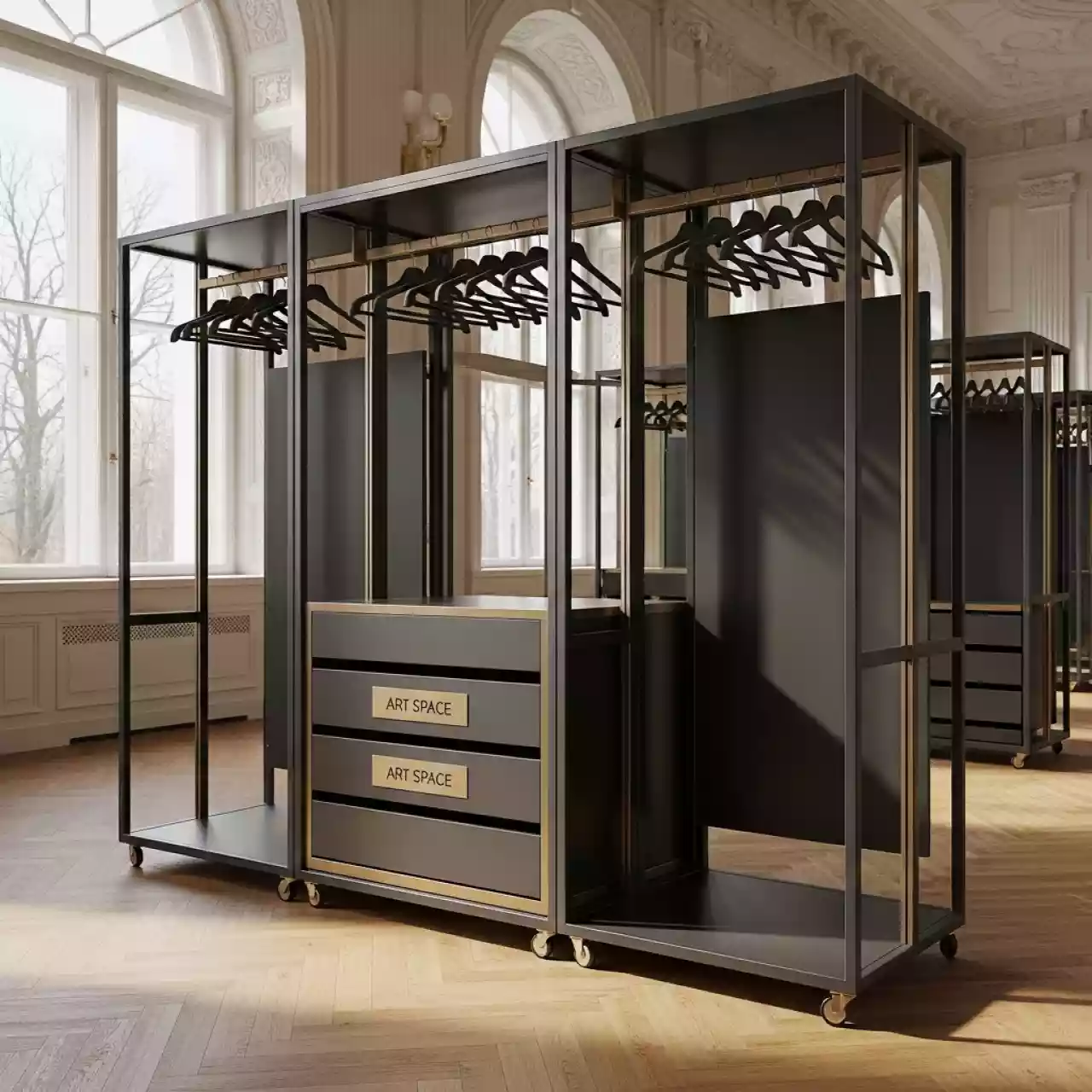 Аренда Гардероб выездной VIP в санатории «Металлург» — ART SPACE