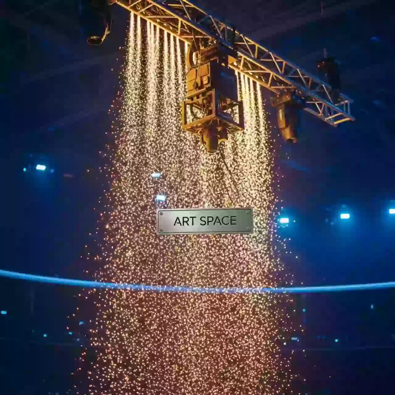Аренда Генератор холодных искр Showlight Spark Fall Machine 400W в VK Stadium Sirius