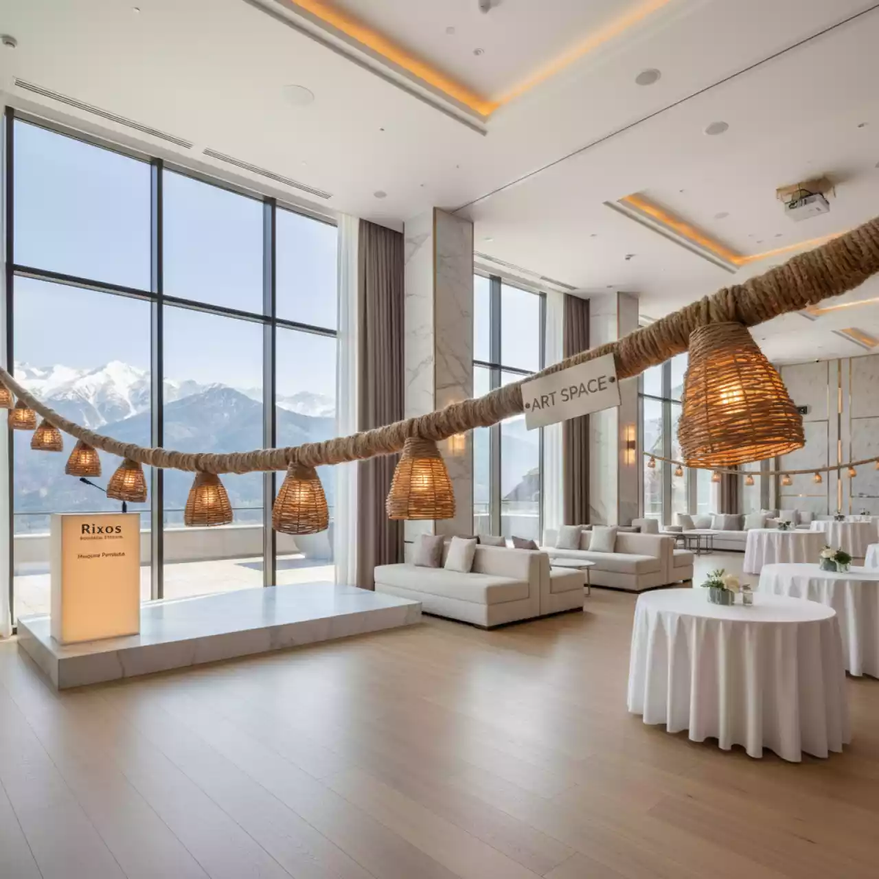 Аренда Гирлянда плетеная 6 в Rixos Krasnaya Polyana