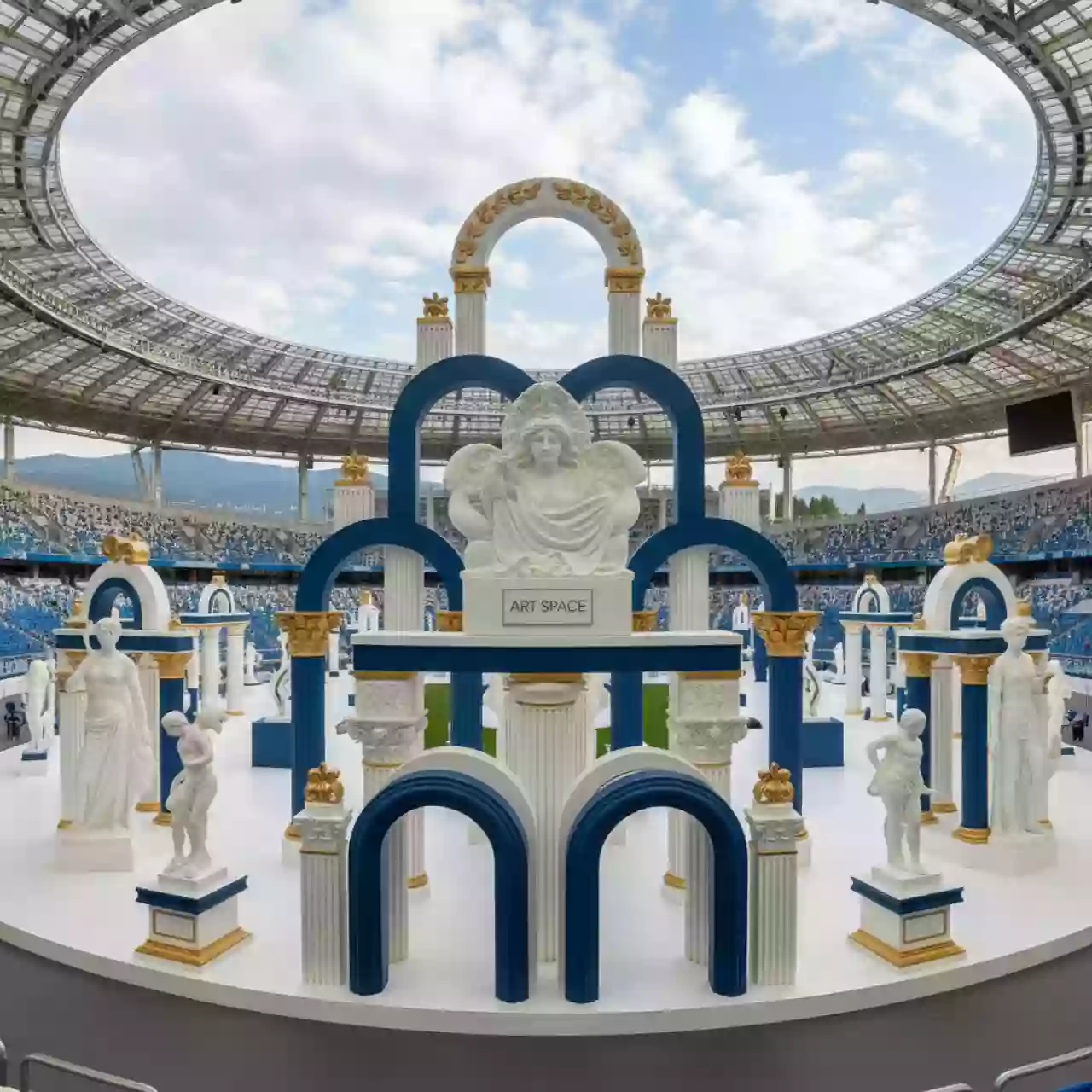 Аренда Группа "Ланжи" на арене «Фишт» — ART SPACE