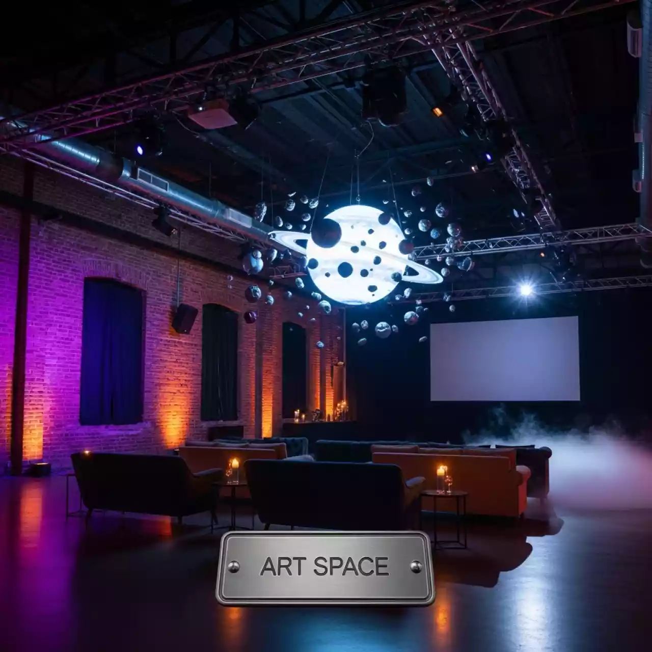 Аренда Хеллоуин «Маленькая планета» в банкетном зале «Дельфин» — ART SPACE