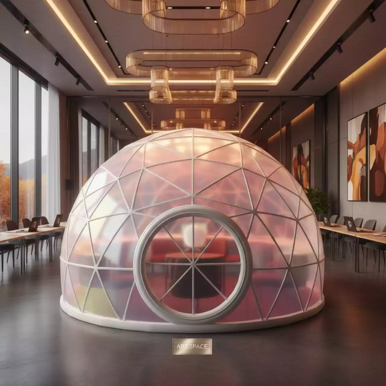 Аренда Иглу сфера Panorama в банкетном зале «Дельфин» — ART SPACE