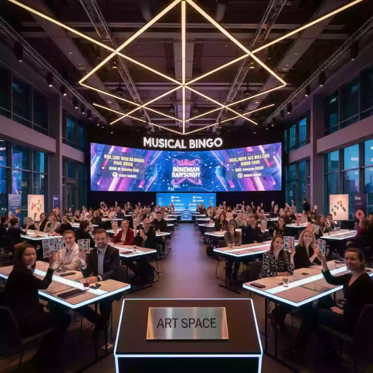 Аренда Игра "Музыкальное бинго" в Radisson Collection Paradise — ART SPACE