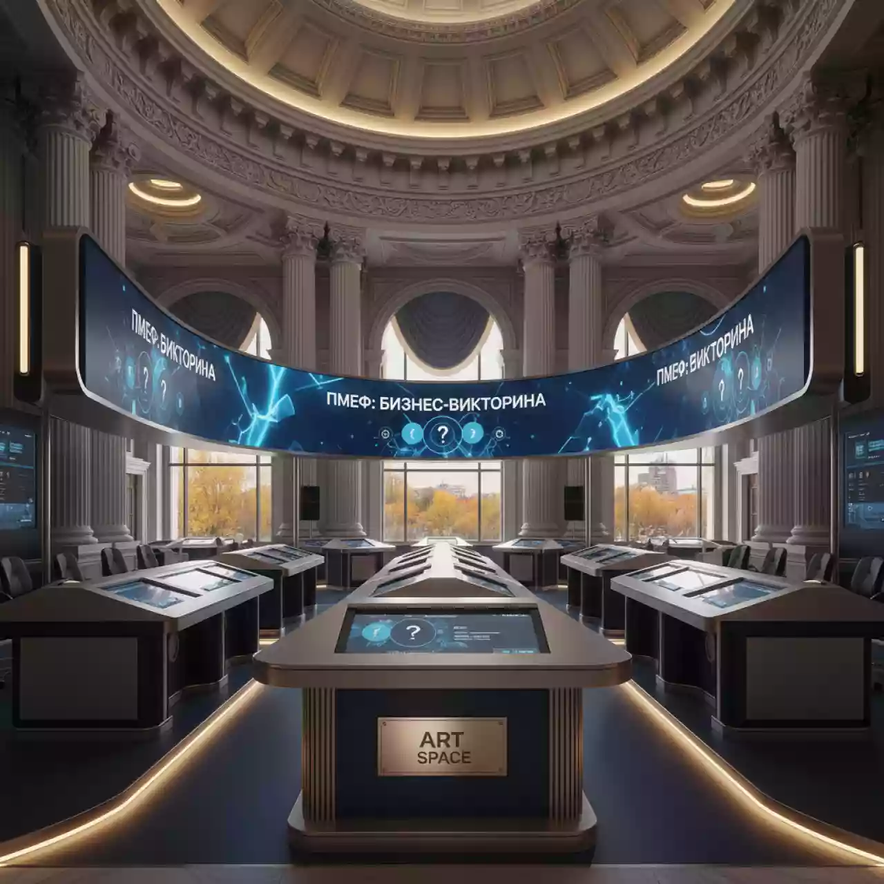 Аренда Игра "Новогодний нейроквиз" в Omega Sirius — ART SPACE