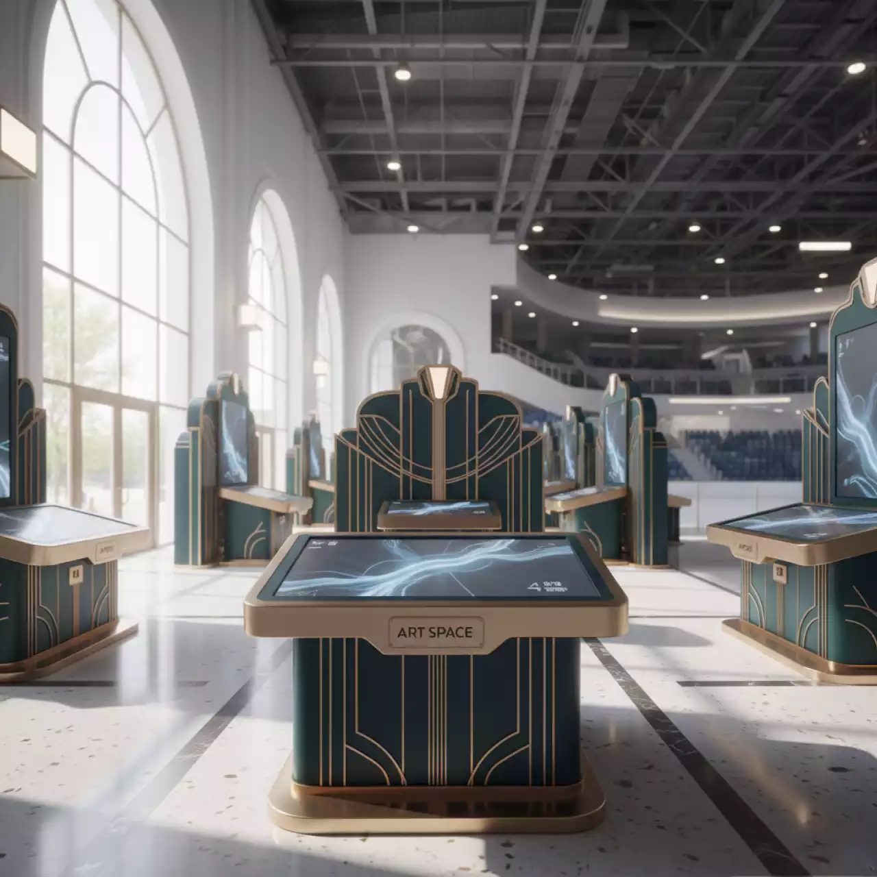 Аренда Игротеки интерактивные в ледовой арене «Шайба» — ART SPACE