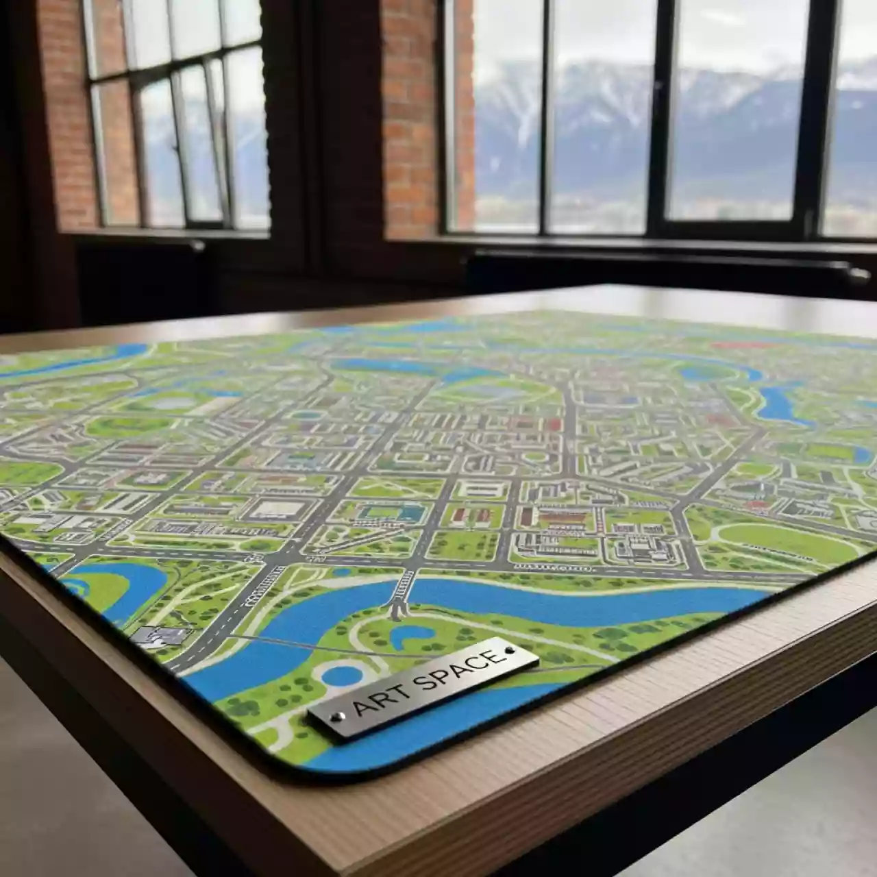 Аренда Игровое поле Город 105х75 см модель 35829 в Skypark Sochi