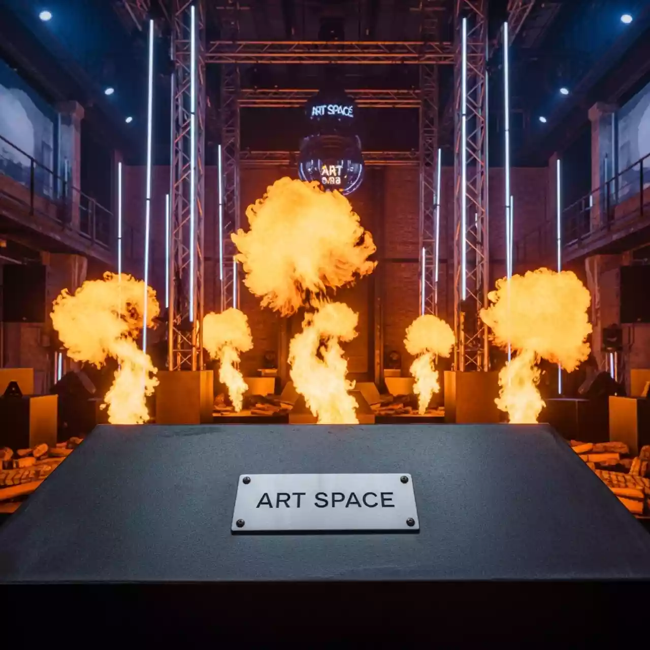 Аренда Имитация огня в Зимнем театре — ART SPACE