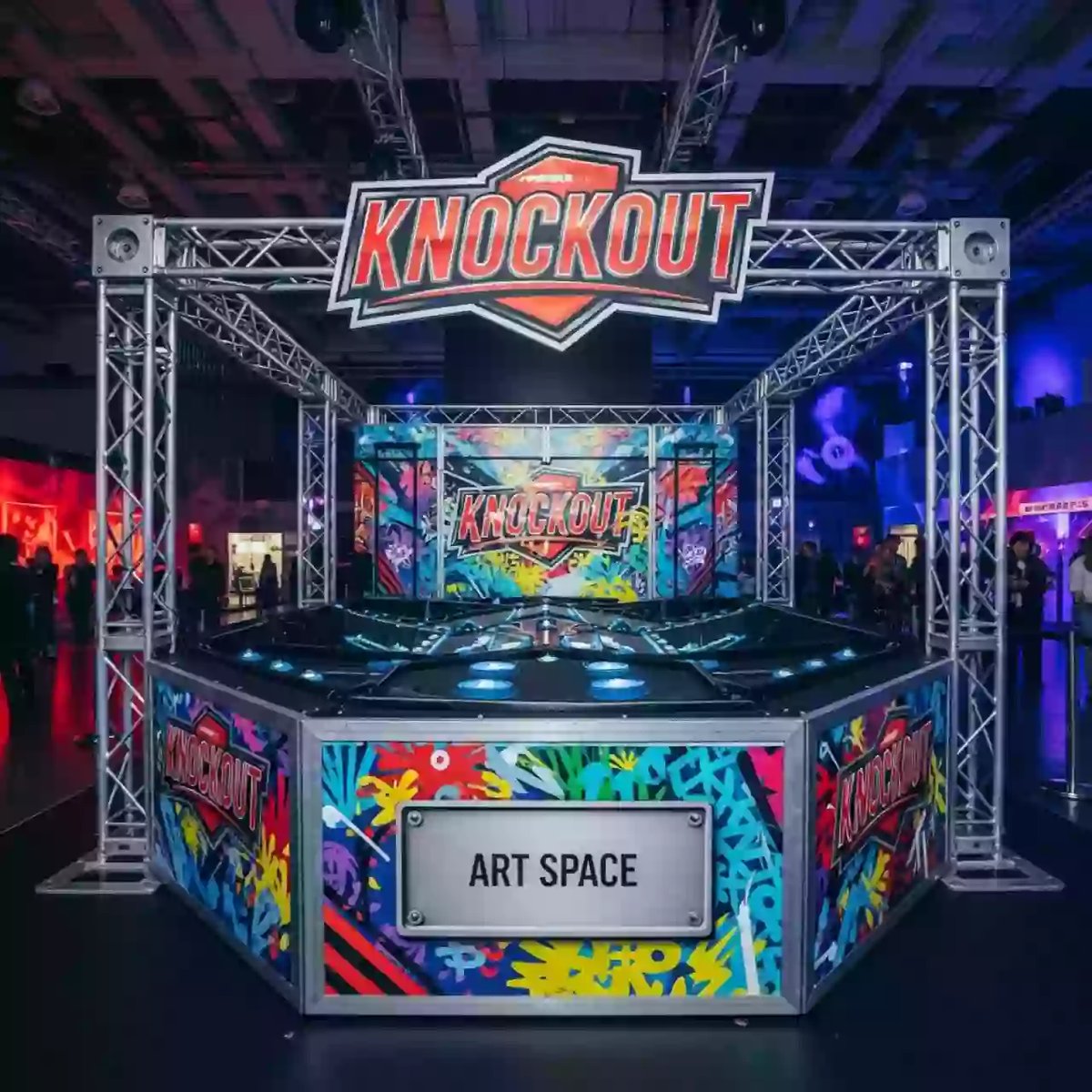 Аренда Интерактив "Нокаут indoor" в Сириус Арене — ART SPACE