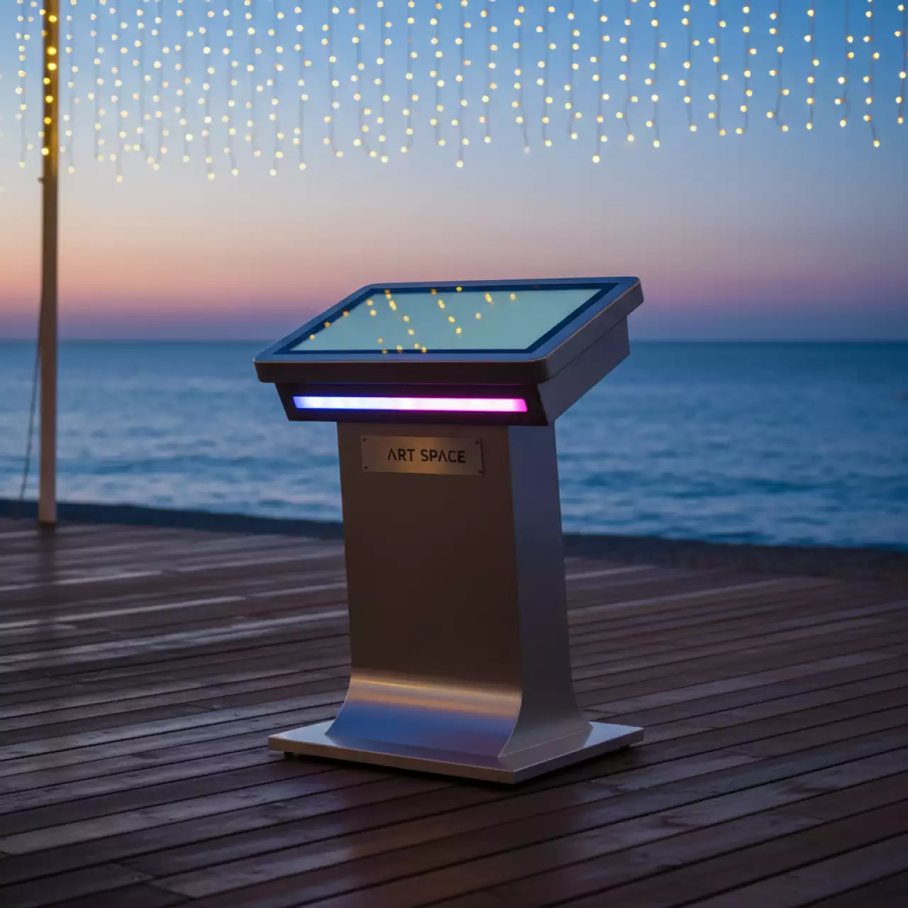 Аренда Интерактивная трибуна AxeTech Voice Premium на пляже «Мандарин» — ART SPACE